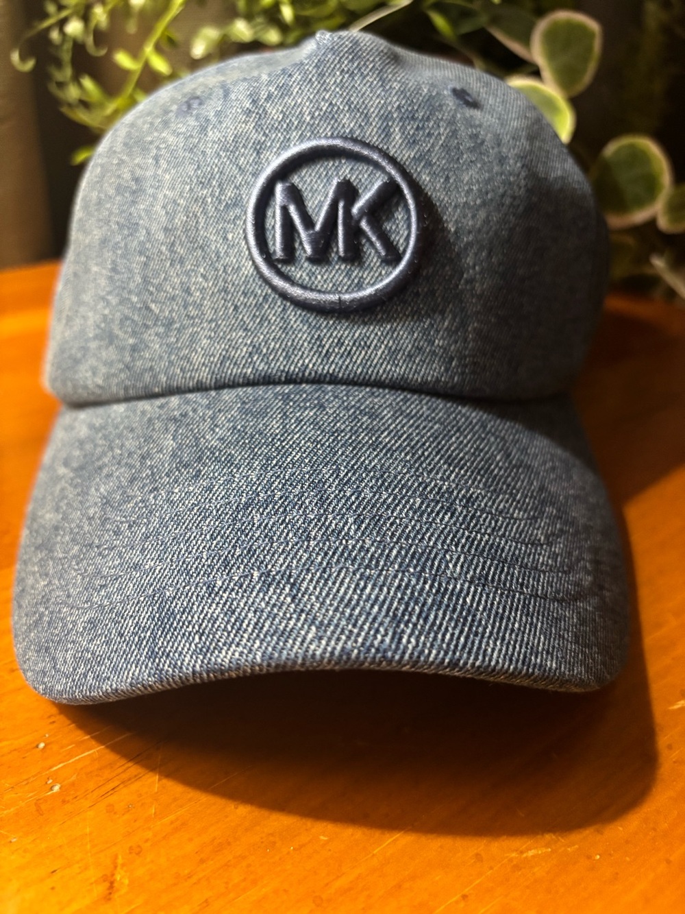 Michael Kors Denim Cap - Blue.
New With Tags.